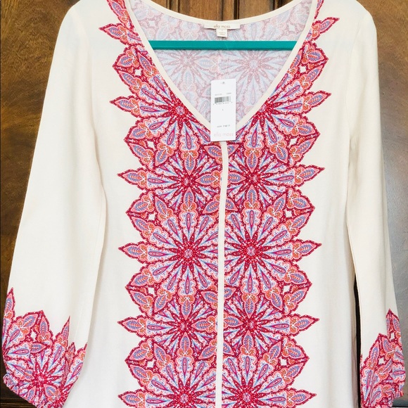 Ella Moss 'Caprice' Long Sleeve Shift Dress - Picture 4 of 8